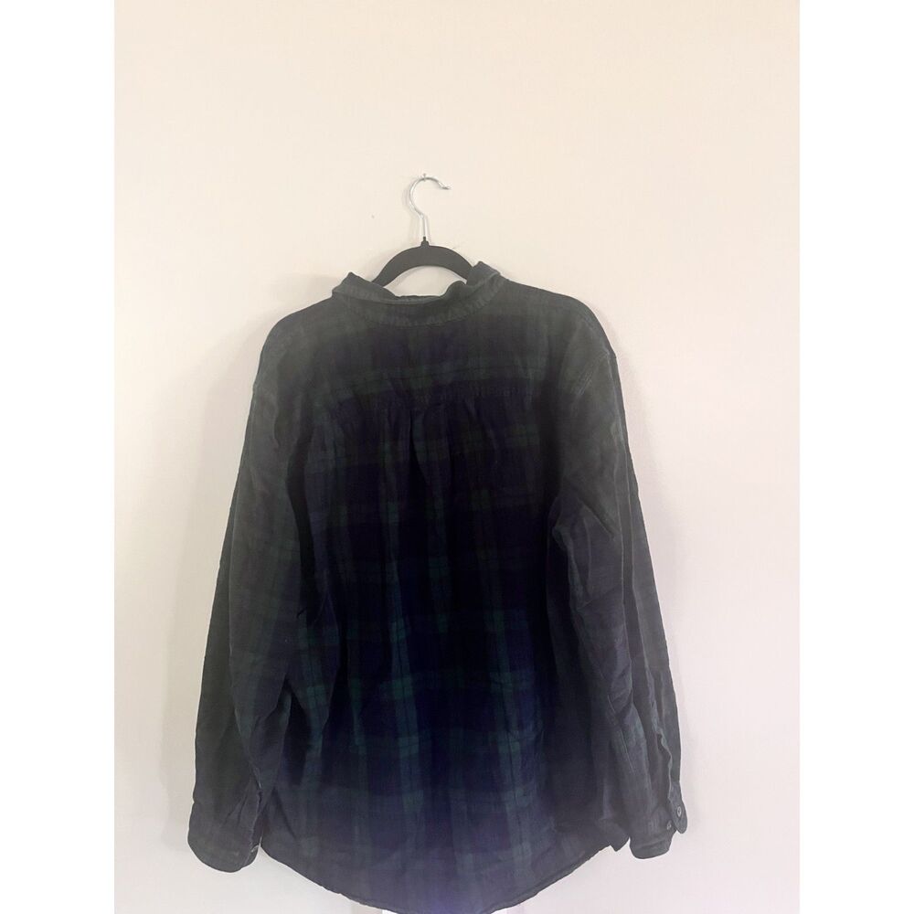 LL Bean 100% Cotton Mens Flannel Button Down Size XL - Picture 2 of 5